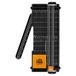 Fiskars SureCut draagbare trimmer met gerecyclede snijlijn, 12 inch gesneden, zwart, 01-005454