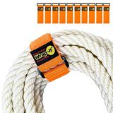 Super-Stretch Wrap-It Storage Super-Stretch Wrap-It Storage Bandjes - (10) 9" Oranje