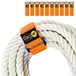 Super-Stretch Wrap-It Storage Super-Stretch Wrap-It Storage Bandjes - (10) 9" Oranje
