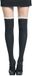 Banned Retro Banned Mina Knee High Dames Kniekousen - zwart - Standard