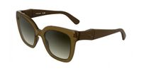 Longchamp LO793S Zonnebril Dames Bruin Kunststof Rechthoekig