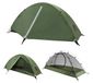 Merkloos Backpacktent Eenpersoons - Lichtgewicht - 220 x 81 x 91 cm - 1,8 kg - Waterdicht