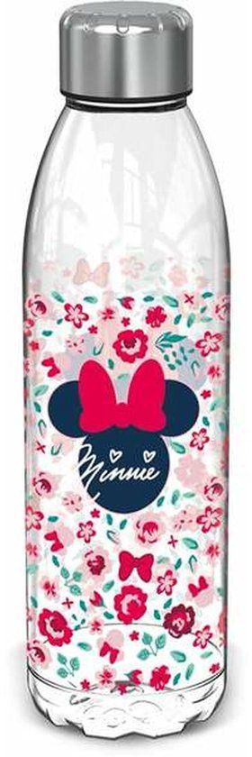 AQUA-FLES Minnie Mouse Waterfles 980 ml RVS Multicolor