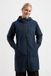 BBB Cycling Regenjas Dames Waterdicht - RainShield Parka - Ventilerend - Lang Model Fietsjas Unisex - Donker Blauw - XXL