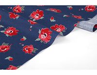 Dailylike Katoenen stoffen, rood fluweel, 9,14 x 1,10 m