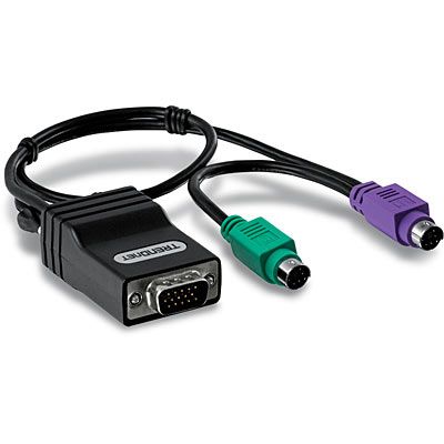 TRENDnet TK-CAT5P - KVM Switch - Zwart - 0.4 m