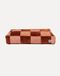 DOGGUO Orthopedisch Hondenkussen M 85x55 cm Brown Beige Peach