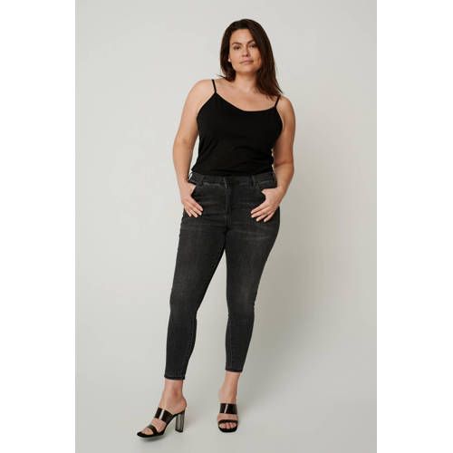 Zizzi Spaghetti Top - Zwart