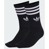 ADIDAS ORIGINALS Sokken '3-STRIPES CREW 10 PAIRS' zwart / wit