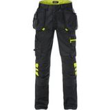 Fristads Werkbroek 2595 Stfp - Zwart/hi-vis geel - C44