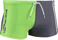 Beco Zwemboxer Beactive Heren Polyamide Groen/grijs Maat M