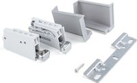 Emuca Drager Hook voor hoge keuken-modules, belasting 70 kg, Staal en kunststof, Grijs, 5 un.