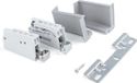 Emuca Drager Hook voor hoge keuken-modules, belasting 70 kg, Staal en kunststof, Grijs, 5 un.