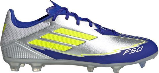 adidas Performance F50 League Messi Firm/Multi-Ground Voetbalschoenen - Unisex - Zilver