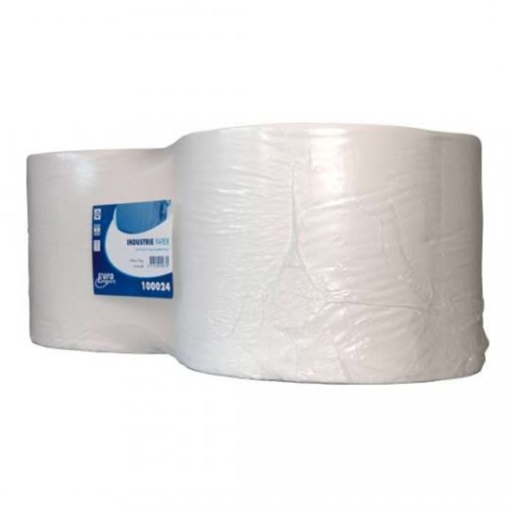 Europroducts Cellulose industriepapier 2-laags 380mx24cm per 2 rollen