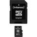 Intenso 3413480 Micro SDHC Class 10 Geheugenkaart, Met Sd-Adapter,32GB,Zwart