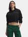 Under Armour Icon Fleece Wordmark Fz - noir ultime, taille : XS