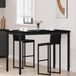 Maison Exclusive table de bar rectangulaire, faite de panneaux de particules