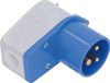 AS Schwabe 61481 Haakse CEE-stekker 16 A 230 V Blauw