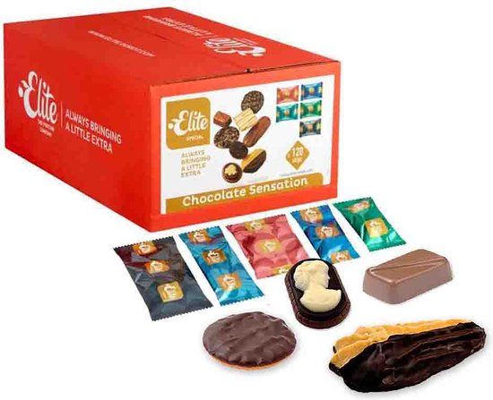 Elite Chocolate Sensations Assortment Cookies - 120 Pieces