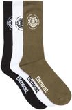 Element Icon Sokken 3 Paren Veelkleurig EU 40-45 Man