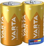 Varta Longlife C Wegwerpbatterij Alkaline 1.5 V 7600 mAh 2 stuk(s)