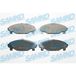 SAMKO Kit de plaquettes de frein, frein à disque 5SP1081