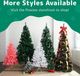 Merkloos / Sans marque Famanu Kunstkerstboom, 120 cm - Wit, met 320 takken