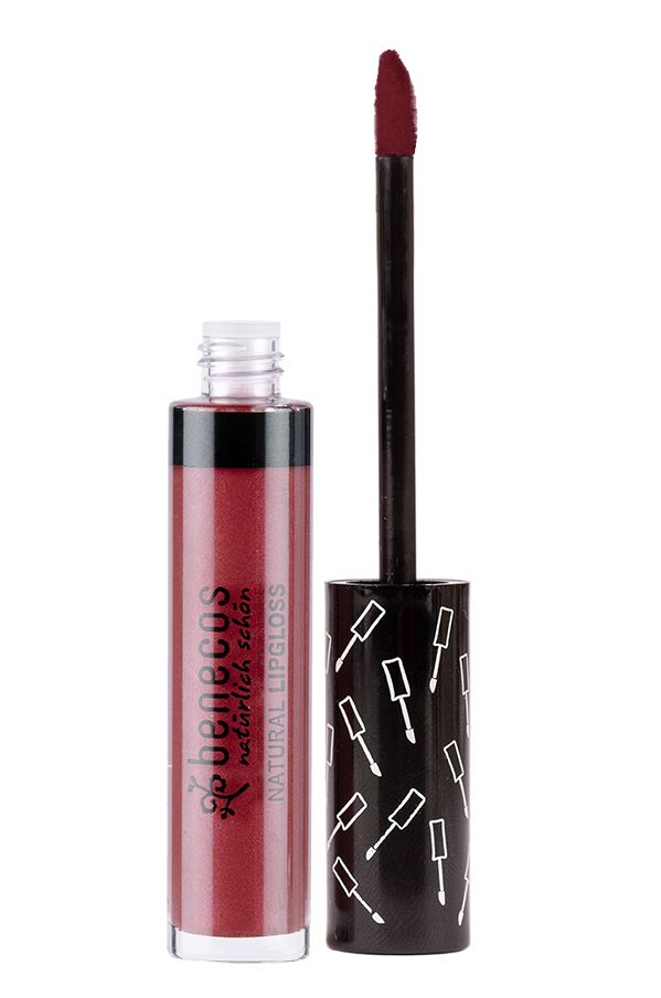 Benecos Kiss Me Lipgloss - Berry - Glitter - 5ml