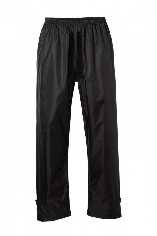 Mac in a Sac Full Zip Regenbroek - Zwart - Maat L