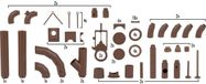 Faller 180327 H0 Set de câbles tubulaires