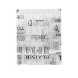 500 Parole 500 stuks - frituurzakken 35+20 G/M2 12+6 x 14 cm zilver perkament + aluminium