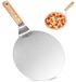 Pizza Schuiver en Inox met Houten Handvat