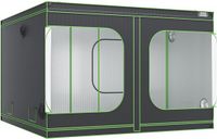 VEVOR Kweekkast 305 x 305 x 203 cm Kas Gemaakt van 19 mm Stalen Frame en 600D Oxford Stof Kweektent 60 kg Laadvermogen Kweekkast Geschikt voor 400 W Kweeklicht Binnen Kweektent