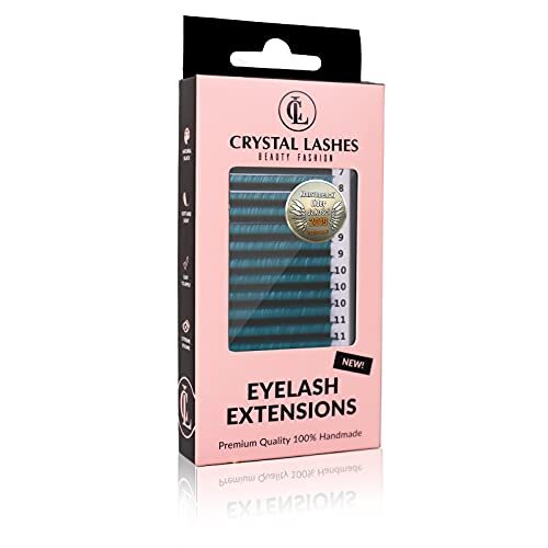 Crystal Lashes Extreme Volume Crystal Wimpers Mix 0.07 Mix 6-14Mm C Groen/Blauw