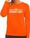 Bellatio Decorations Oranje Biertje met kroontje sweater dames - Oranje Koningsdag kleding XS