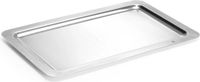 HENDI Serveerschaal GN 1/1 – Gepolijst roestvast staal – 530x325x13 mm – Vaatwasmachinebestendig