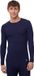 DANISH ENDURANCE Thermoshirt Lange Mouwen Heren Merino Wol Donker Marineblauw XL