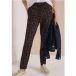 Taille moyenne Jambe slim Pantalon coupe décontractée