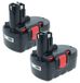 Vhbw - 2x Batterie Compatible Avec Bosch Gsb 18 Ve-2, Gho 18 V, Gds 18 V-ht, Gli 18 V, Gks 18 V, Gsa 18 Ve Outil Électrique (3000 mAh, NiMH, 18 V)