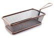 Lacor rechthoekige chips mand brons, roestvrij staal, bruin, 21 cm