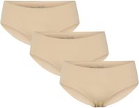Pieces Slips PCNAMEE 3-pack - Peach Taffy - Effen - Vrouwen - Polyamide/Elastaan - Maat XL
