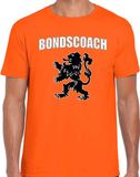Bellatio Decorations Oranje fan t-shirt voor heren - bondscoach oranje leeuw - Nederland supporter - EK/ WK shirt / outfit XL