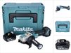 Makita DGA 521 G1X1J accu haakse slijper 18 V 125 mm X-LOCK Brushless + 1x accu 6,0 Ah + Makpac - zonder oplader