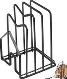 Famanu – Snijplank en pannendekselhouder organizer voor keuken aanrecht