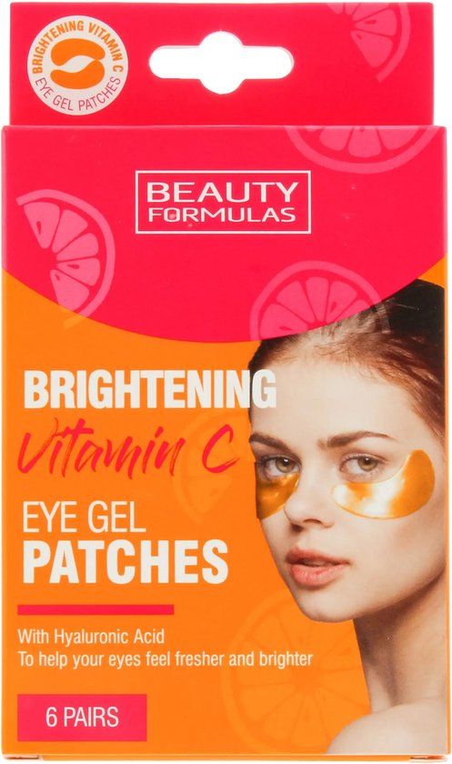 BEAUTY FORMULAS VIT C EYE PATCHES 6'S