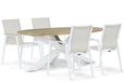 Lifestyle Garden Furniture Lifestyle Fiora/Bradford 200 cm dining tuinset 5-delig