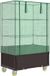 vidaXL Plantenbak verhoogd met hoes en wielen 80x50x182 cm rattanlook