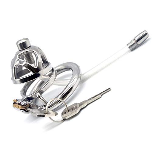 Bondage Masters Medische Graad RVS Mannen Kuisheidsapparaat, Urinebuis, 50mm Ring