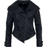 KIHILIST by KILLSTAR KILLSTAR KIHILIST Gothic Bikerjas Lunar Lycan Jacket - XS tot 4XL - voor Vrouwen - zwart